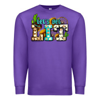Purple western lets get lit ado Premium Sweatshirt - AdoDesignShop