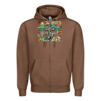 Chestnut grateful cross mousepad Zipper Hoodie - BarkalooDesign