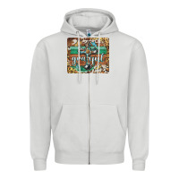 Dove Grey grateful cross mousepad Zipper Hoodie - BarkalooDesign
