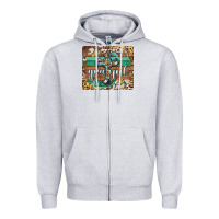 Heather Grey grateful cross mousepad Zipper Hoodie - BarkalooDesign