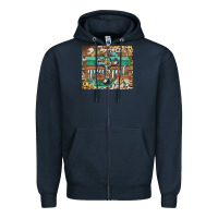 Navy grateful cross mousepad Zipper Hoodie - BarkalooDesign