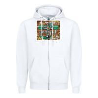 White grateful cross mousepad Zipper Hoodie - BarkalooDesign