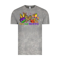 Cloud Rock peace love mardi gras olivia Vintage Tee - OliviaCreatesArt