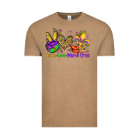 Vintage Coffee peace love mardi gras olivia Vintage Tee - OliviaCreatesArt