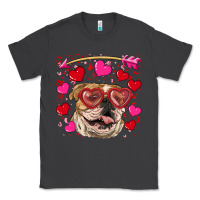 Smoke valentine's day  brown english bulldog Classic Tee - RanaPortraitStore