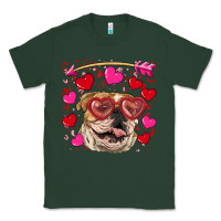 Sports Green valentine's day  brown english bulldog Classic Tee - RanaPortraitStore