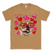 Toasted Coconut valentine's day  brown english bulldog Classic Tee - RanaPortraitStore