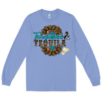 Colony Blue turquoise gemstone and taquila Long Sleeve Tee - RanaPortraitStore
