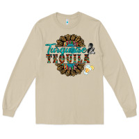 Mushroom turquoise gemstone and taquila Long Sleeve Tee - RanaPortraitStore