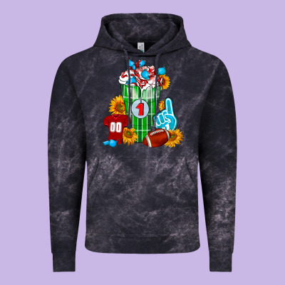 Football Frappe Vintage Hoodie Designed By Fadigitalartstudio