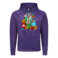 Cloud Purple Football Frappe Vintage Hoodie - FaDigitalArtStudio
