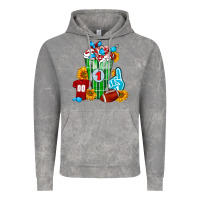 Cloud Rock Football Frappe Vintage Hoodie - FaDigitalArtStudio