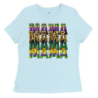 Baby Blue mama mardi gras Ladies Tee - CowGirlArtShop