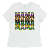 White mama mardi gras Ladies Tee - CowGirlArtShop