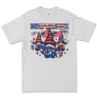 Dove Grey Independence Day with gnomies Premium Tee - HowdyJamesFarm