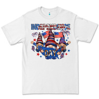White Independence Day with gnomies Premium Tee - HowdyJamesFarm