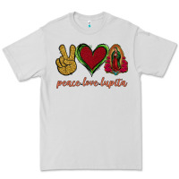 Dove Grey Peace Love Lupita Premium Tee - Jasminsmagicworld