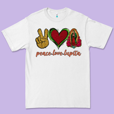 Peace Love Lupita Premium Tee Designed By Jasminsmagicworld