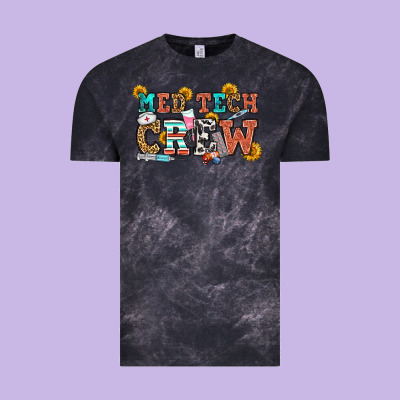 Med Tech Crew Vintage Tee Designed By Oliviacreatesart