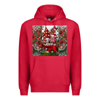 Cardinal merry Christmas Premium Hoodie - CowhideDigitalArt