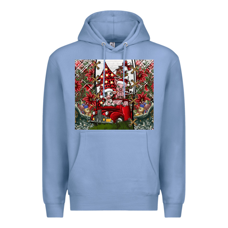 Merry Christmas Premium Hoodie by CowhideDigitalArt | Teevron