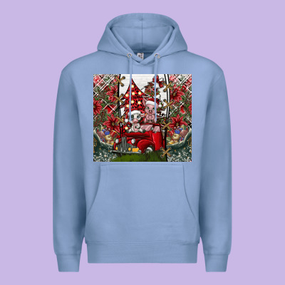 Merry Christmas Premium Hoodie Designed By Cowhidedigitalart