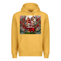 Mustard merry Christmas Premium Hoodie - CowhideDigitalArt