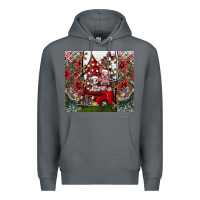 Rock merry Christmas Premium Hoodie - CowhideDigitalArt