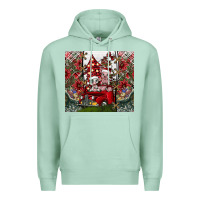 Seafoam merry Christmas Premium Hoodie - CowhideDigitalArt