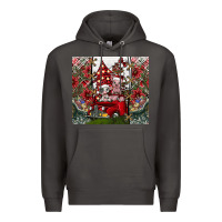 Smoke merry Christmas Premium Hoodie - CowhideDigitalArt