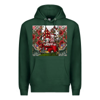 Sports Green merry Christmas Premium Hoodie - CowhideDigitalArt