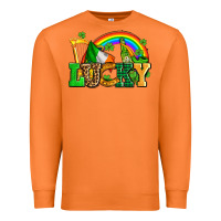 Carrot lucky with st patricks elements Premium Sweatshirt - AdoDesignShop