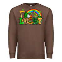 Chestnut lucky with st patricks elements Premium Sweatshirt - AdoDesignShop