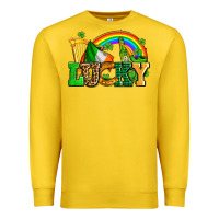 Lemon lucky with st patricks elements Premium Sweatshirt - AdoDesignShop