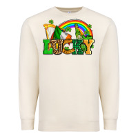 Sandshell lucky with st patricks elements Premium Sweatshirt - AdoDesignShop