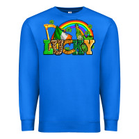 True Royal lucky with st patricks elements Premium Sweatshirt - AdoDesignShop