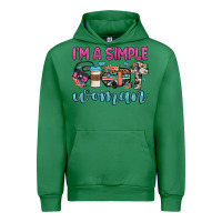 Emerald i'm a simple woman Urban Hoodie - JahusDesignShop