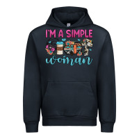 Navy i'm a simple woman Urban Hoodie - JahusDesignShop