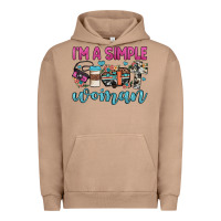 Pigment Burro i'm a simple woman Urban Hoodie - JahusDesignShop