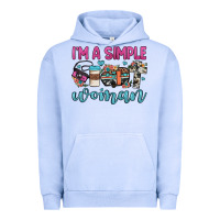 Pigment Grape Ice i'm a simple woman Urban Hoodie - JahusDesignShop