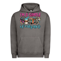 Pigment Tornado i'm a simple woman Urban Hoodie - JahusDesignShop