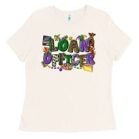Bone loan officer mardi gras cowgirl Ladies Tee - CowGirlArtShop