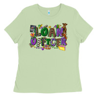 Matcha loan officer mardi gras cowgirl Ladies Tee - CowGirlArtShop