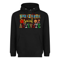Black christmas spirit activate Heavyweight Hoodie - AdoDesignShop