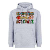 Heather Grey christmas spirit activate Heavyweight Hoodie - AdoDesignShop
