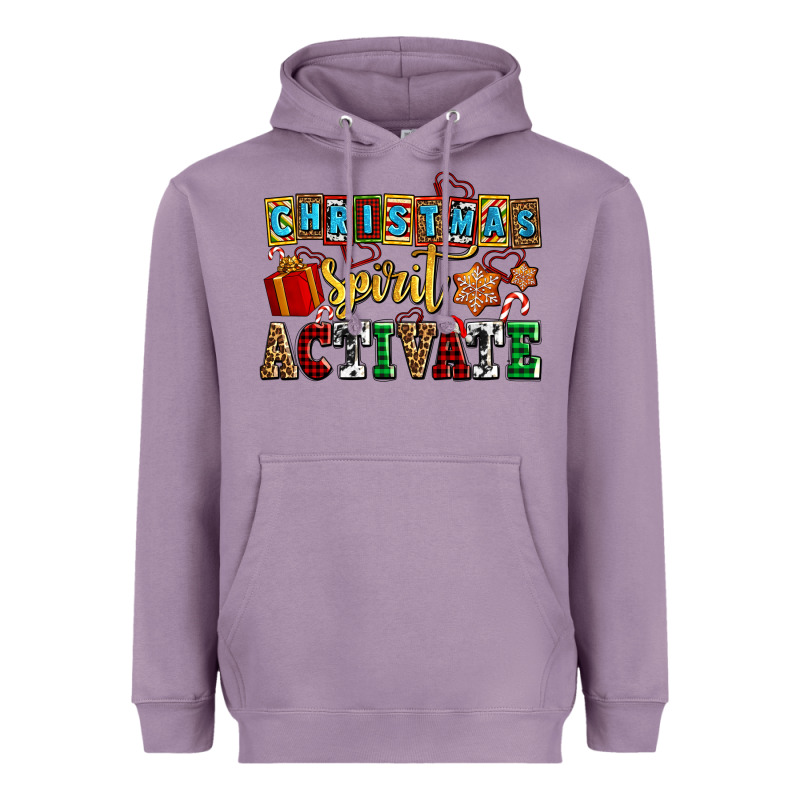 Christmas Spirit Activate Heavyweight Hoodie by AdoDesignShop | Teevron