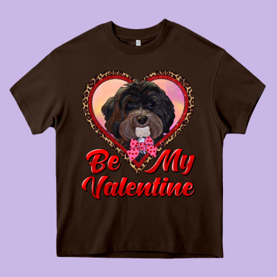 Be My Valentine Heavy Core Tee Designed By Ranaportraitstore