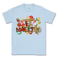 Dusty Blue cinco de mayo el maestro Classic Tee - CowGirlArtShop