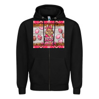 Black easter pink camouflage egg hunter  bunny Zipper Hoodie - BarkalooDesign