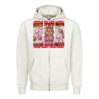 Oatmeal Heather easter pink camouflage egg hunter  bunny Zipper Hoodie - BarkalooDesign